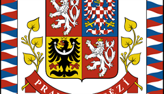 The Czech presidential flag The Czech presidential flag