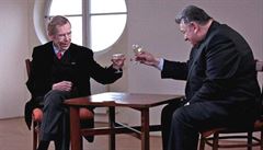Dominik Duka with Václav Havel in one of the late Czech president’s last public appearances Dominik Duka with Václav Havel in one of the late Czech president’s last public appearances
