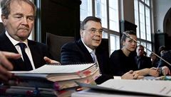 Former PM of Iceland Geir Haarde (center) in a Reykjavik court at the start of his trial on March 5. He is the first world leader to face criminal charges over the 2008 financial crisis that affected much of the world economy. Haarde became a symbol of t Former PM of Iceland Geir Haarde (center) in a Reykjavik court at the start of his trial on March 5. He is the first world leader to face criminal charges over the 2008 financial crisis that affected much of the world economy. Haarde became a symbol of t