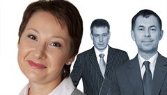 Veronika Kramaříková, Pavel Němec a Gustáv Slamečka. Veronika Kramaříková, Pavel Němec a Gustáv Slamečka.