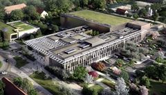 Výzkumné středisko Extreme Light Infrastructure (ELI Beamlines) má vyrůst v Dolních Břežanech a jeho součástí bude v roce 2016 i nejmodernější krátkopulsní laser na světě. Výzkumné středisko Extreme Light Infrastructure (ELI Beamlines) má vyrůst v Dolních Břežanech a jeho součástí bude v roce 2016 i nejmodernější krátkopulsní laser na světě.