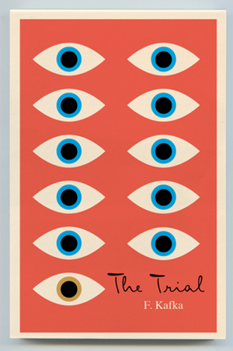 Peter Mendelsund's eye-catching design for Kafka's Trial