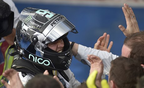 Vítz VC Austrálie Nico Rosberg.