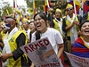 Na podporu Tibetu demonstrovali lidé i v Novém Dillí,