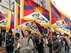 Tibettí demonstranti v ulicích tchaj-wanské Taipei