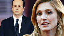 Francouzský prezident François Hollande a jeho milenka Julie Gayetová. Francouzský prezident François Hollande a jeho milenka Julie Gayetová.