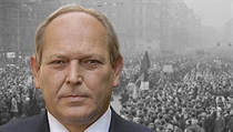 Pražané na Václavském náměstí přihlížejí 20. ledna 1969 smutečnímu průvodu studentů na památku studenta Jana Palacha, který se upálil o čtyři dny dříve. „Dvacet let poté se najednou začalo ukazovat, že jsou lidé ochotní jít naplno do střetu s komunistick Pražané na Václavském náměstí přihlížejí 20. ledna 1969 smutečnímu průvodu studentů na památku studenta Jana Palacha, který se upálil o čtyři dny dříve. „Dvacet let poté se najednou začalo ukazovat, že jsou lidé ochotní jít naplno do střetu s komunistick