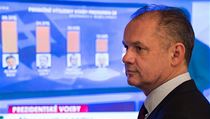 Andrej Kiska v noci sledoval sčítání hlasů. | na serveru Lidovky.cz | aktuální zprávy
