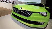 Vůz Škoda VisionC na výroční tiskové konferenci automobilky Škoda Auto uspořádané 17. března v Mladé Boleslavi. | na serveru Lidovky.cz | aktuální zprávy