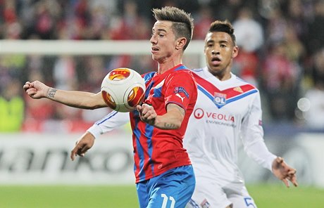 Milan Petrela (vlevo) a Corentin Tolisso