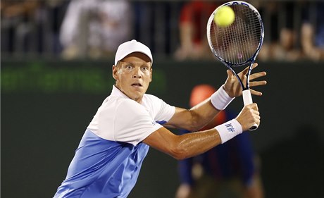 Tomá Berdych v Miami proel do semifinále.