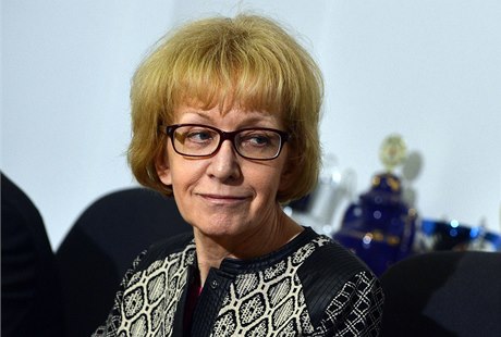Ministryn spravedlnosti Helena Válková vystoupila 8. dubna v Praze na tiskové konferenci k reform vzeství.