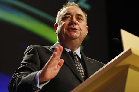 Skotský premiér Alex Salmond.