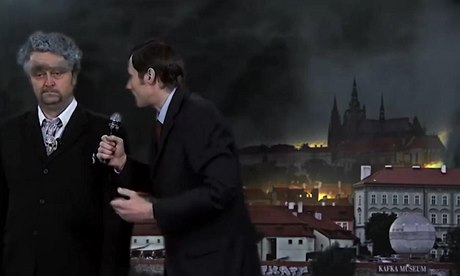 Praha v plamenech. Jakub Kohák natoil recesistické video o ruském útoku.
