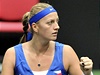 Petra Kvitová v semifinále Fed Cupu proti Itálii