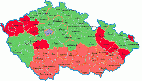 Mapa pipojovn k sti