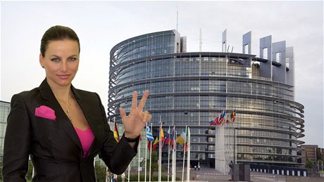 Kandidátka hnutí Úsvit do Europarlamentu Kateina Radostová