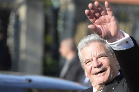 Nmecký prezident Joachim Gauck na návtv v R.