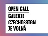Vizuál Open Callu sdruení CzechDesign