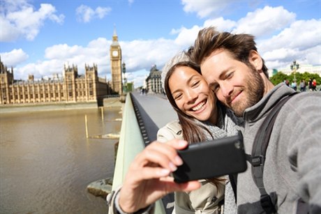 Selfie. Ilustraní foto.