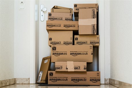 Zásilky od Amazonu (ilustraní foto)