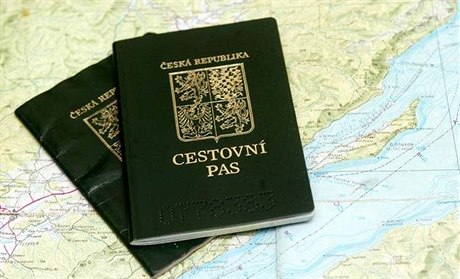 Cestovní pas - ilustraní foto.