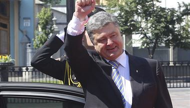 Ukrajinsk prezident Petro Poroenko.