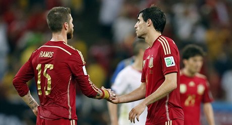 Sergio Ramos (vlevo) a Javi Martinez.