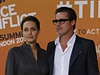 Angelina Jolie s manelem Bradem Pittem.