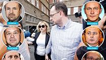 Aktéři kauzy Nagyová: (vlevo) Ivan Fuksa, Petr Tluchoř, Marek Šnajdr, (vpravo)... | na serveru Lidovky.cz | aktuální zprávy