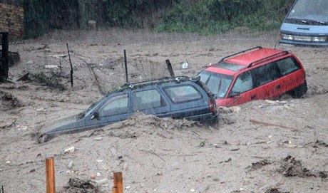 Povodn ve východním Bulharsku.