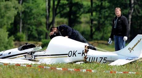 Spadlé osobní letadlo (ilustraní foto).