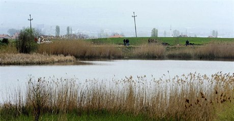 Místo kde dolo k vrad - Smilkovské jezero.