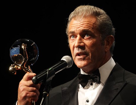 Mel Gibson na 49. roníku festivalu v Karlových Varech.