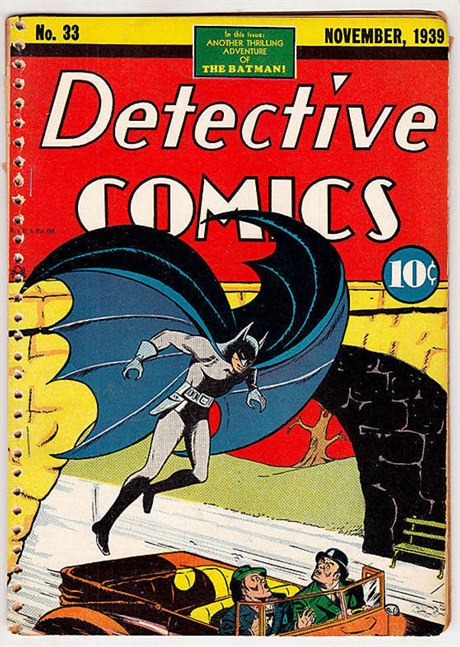 Komiks o Batmanovi z roku 1939