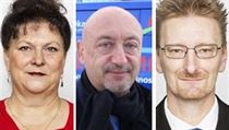 Zleva: Olga Havlová, Milan Šarapatka, Marek Černoch. | na serveru Lidovky.cz | aktuální zprávy