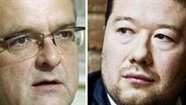 Miroslav Kalousek (TOP 09) a Tomio Okamura (ÚSVIT). | na serveru Lidovky.cz | aktuální zprávy