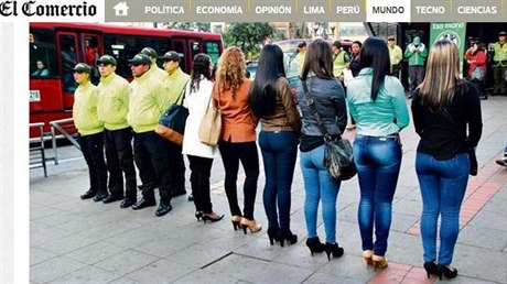 Kolumbijské agentky v tsných kalhotech letos zadrely u 129 obtovatel.