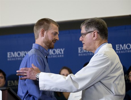 Kent Brantly a leká Bruce Ribner