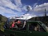Na konci srpna se probudila i ekvádorská Tungurahua. Sopka dtící popel a lávu...