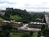 Pohled na Edinburgh ze Scott monument.