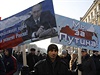 Demonstrace na podporu Vladimira Putina v Petrohrad (archivn snmek z roku...
