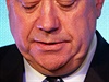 Skotský první ministr a éf Skotské národní strany Alex Salmond uznal poráku. ...