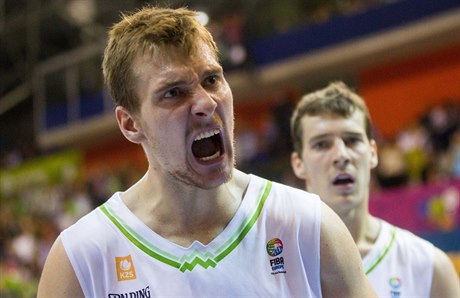 Slovinský basketbalista Zoran Dragi.