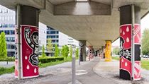Vídeň má novou stálou streetartovou realizaci. Stojí za ní brazilský výtvarník... Vídeň má novou stálou streetartovou realizaci. Stojí za ní brazilský výtvarník...