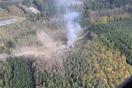 Bývalá Zásobovací základna munice Bohuslavice, v ní vybuchlo skladované...