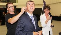 Andrej Babiš se připravuje na rozhovor. | na serveru Lidovky.cz | aktuální zprávy