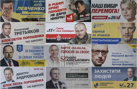 Do mimoádných parlamentních voleb na Ukrajin zbývají pouhé tyi dny. Na...