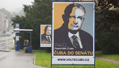 Billboardov kampa Frantika uby ped volbami do Sentu v roce 2014