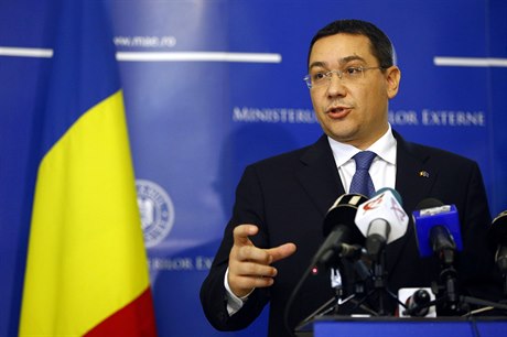 Rumunský sociálndemokratický premiér Victor Ponta.